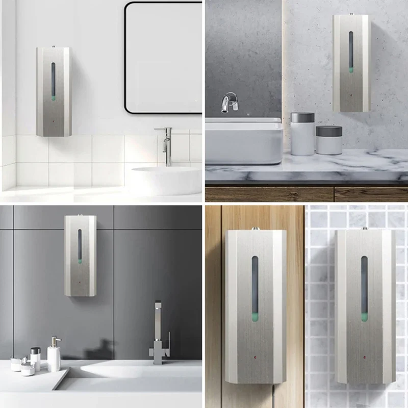 Stainless Steel Soap Automatic Sensor Smart Soap Dispenser Spray Wall Device