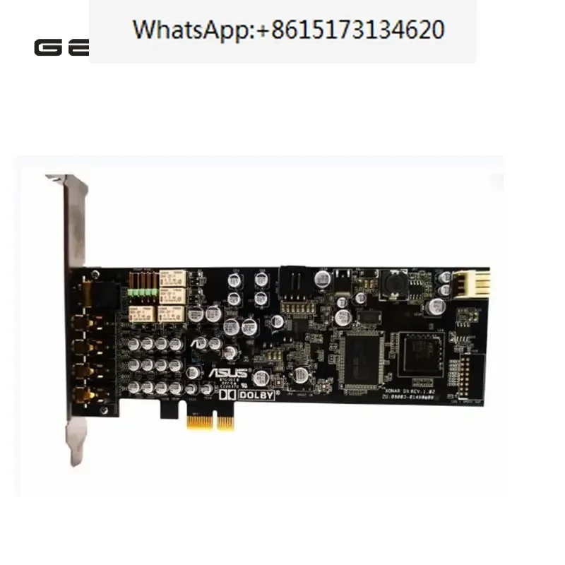 

Getmycom Original For Xonar DX Built-in 7.1 PCI-E Half-High DTS Dolby Sound Card Surround HIFI Sound Card