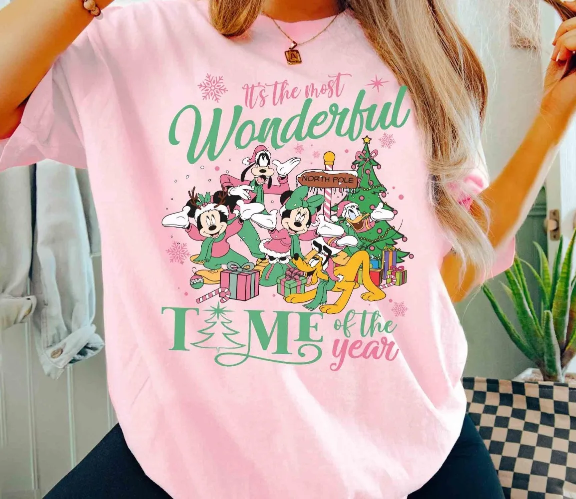 

New 2025 Vintage Merry Christmas Mickey and Friends Shirt Disney Christmas Sweatshirt Mickey's Very Merry Christmas Party