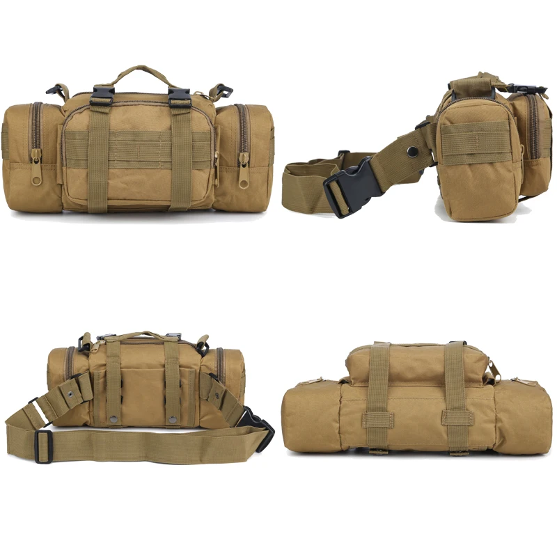 Outdoor Fanny Deployment Bag Tactical Waist Pack Small Sling Pack Hand Carry Bag Handlebar Bag