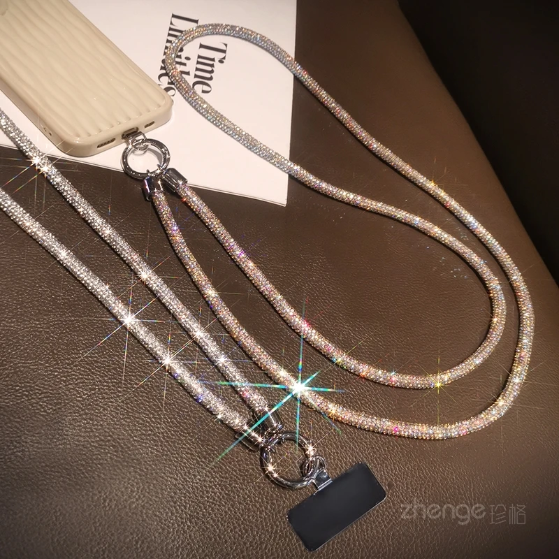 

Кросс-боди, полностью Алмазная Толстая подвесная веревка, подвесная шея, металлический зажим, цветная подвесная веревка, подходит для сумок