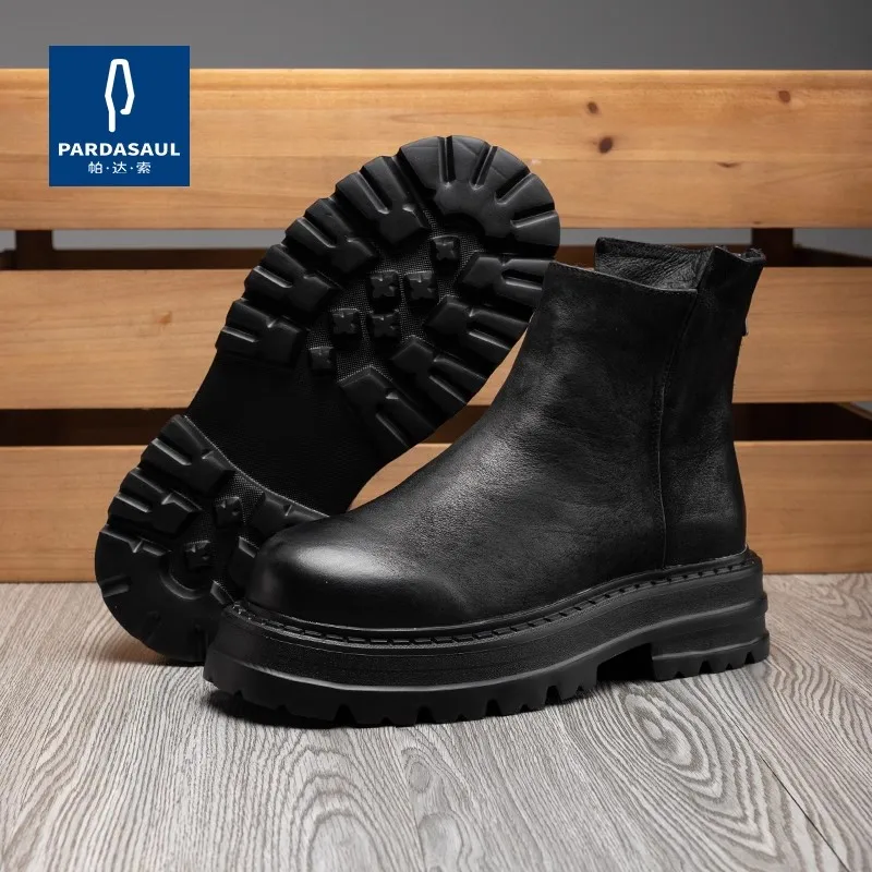 Botas versátiles de moda para hombre, otoño e invierno, 230916