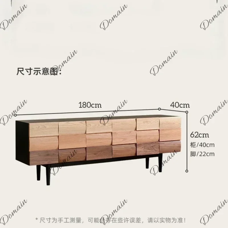 46 M Cabinet Decoration Modern Living Room Furniture Luxury TV Cabinet With Drawers Solid Wood Storage Cabinet Floor Standing Di