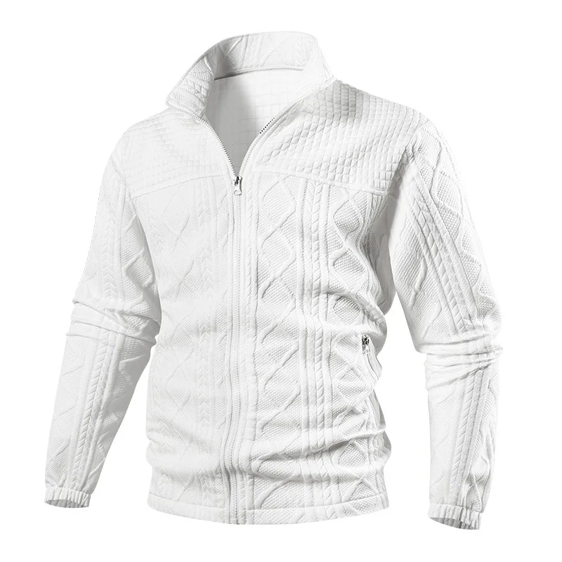2026 Autumn High Street Fashion Simple Loose Sweater Jacket