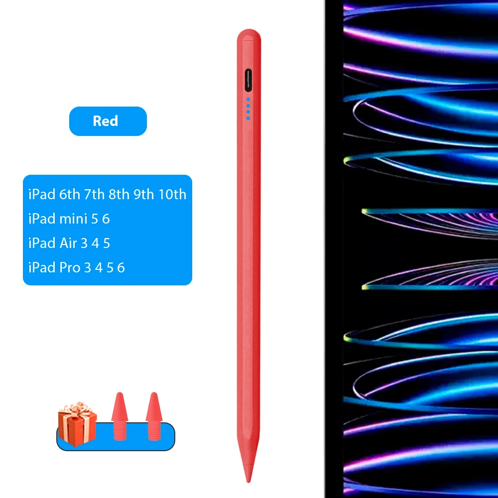 Voor Apple Ipad 6 7 8 9 10 Mini 5 6 Air 3 4 5 Pro 3 4 5 6 Stylus voor Apple Potlood Met Palm Afwijzing voor iPad Potlood met Penpunten