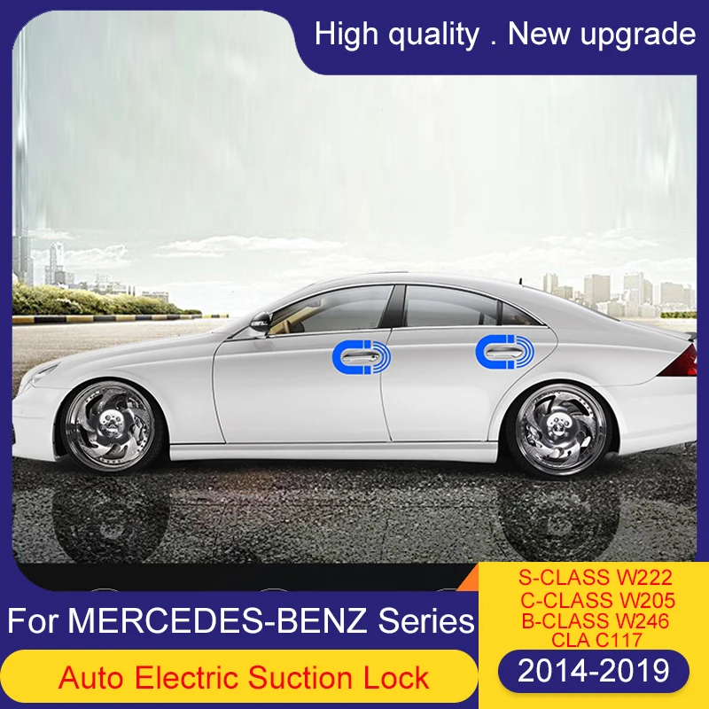 

Smart Auto Electric Suction Door Lock For Mercedes Benz X253 W177 VITO W205 X166 Soft Close Door Super Silence Car Vehicle Door