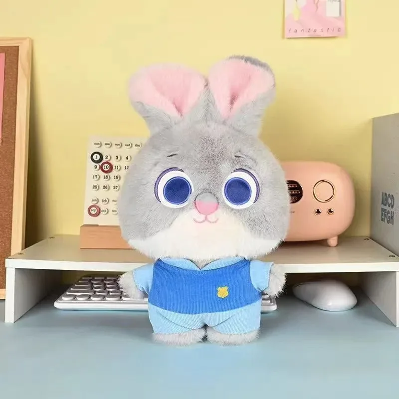 ديزني Zootopia لينة أفخم جودي دمية الثعلب نيك دمية ألعاب من القطيفة الفتيات الهدايا الكسل الثعلب نيك أرنب بلوشي Q نسخة دمية #5