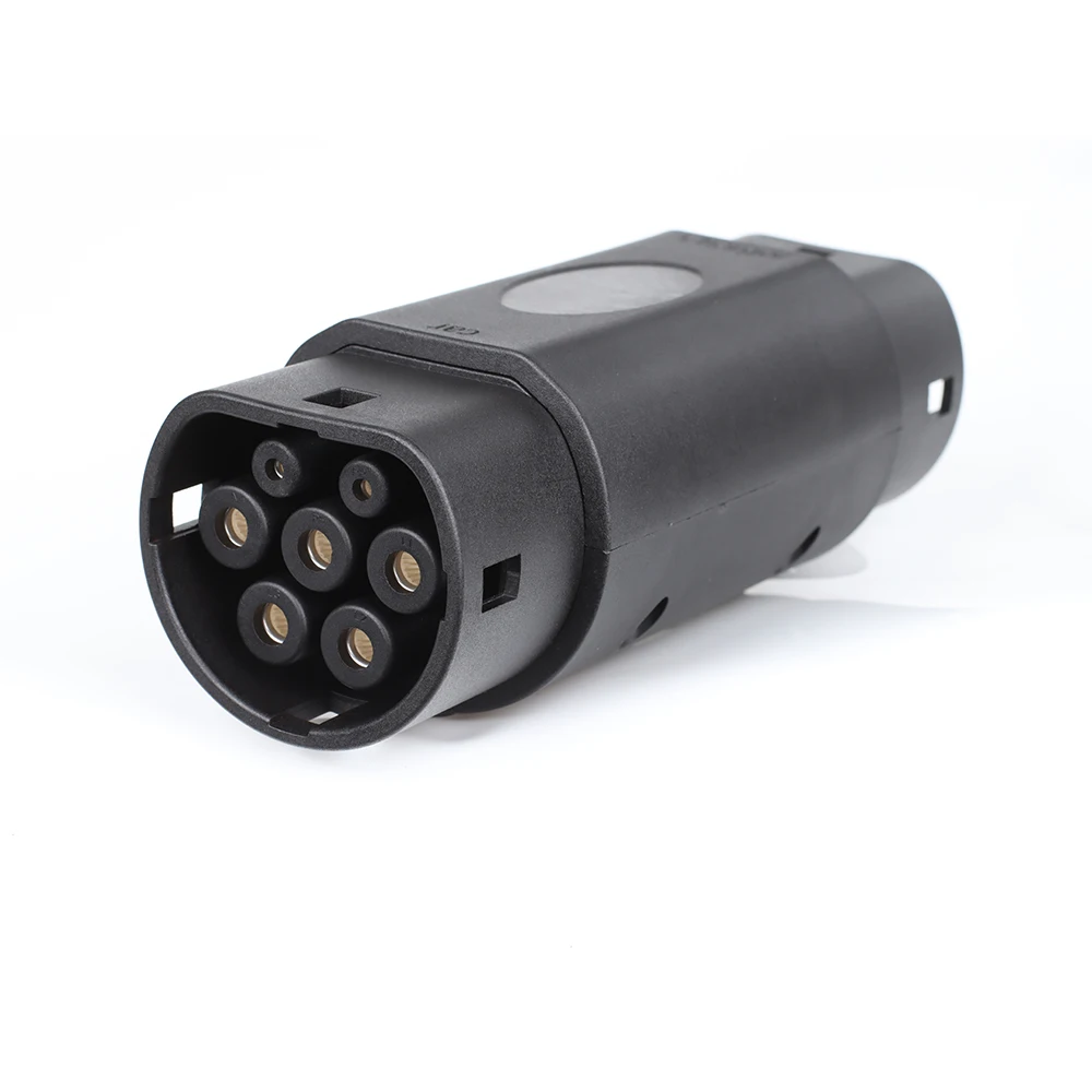 GBT إلى النوع 2 محول شاحن EV ، IEC إلى GB/T شاحن EV قياسي ، محول ، 32A 7KW لشحن السيارة Type2 EV #4