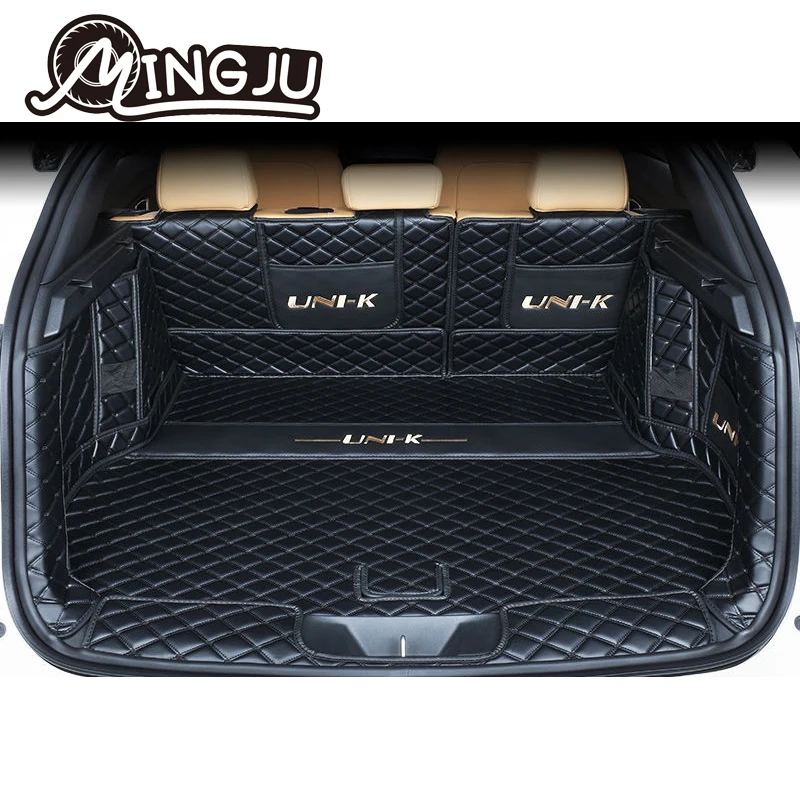 

For Chang An Unik Uni k 2021 2022 2023 2024 Car Boot Mat Rear Trunk Liner Cargo Leather Floor Carpet Tray Accessories Mats