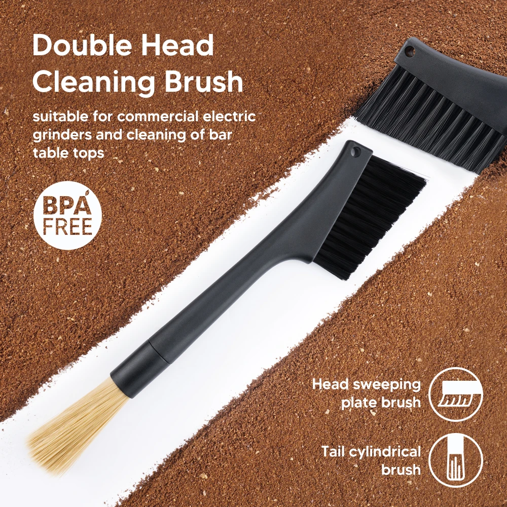 icafilas Coffee Brush for Delonghi Coffee Grinder Brush Cleaning Brush Espresso Brush Accessories For Bean Grain Coffee Tool