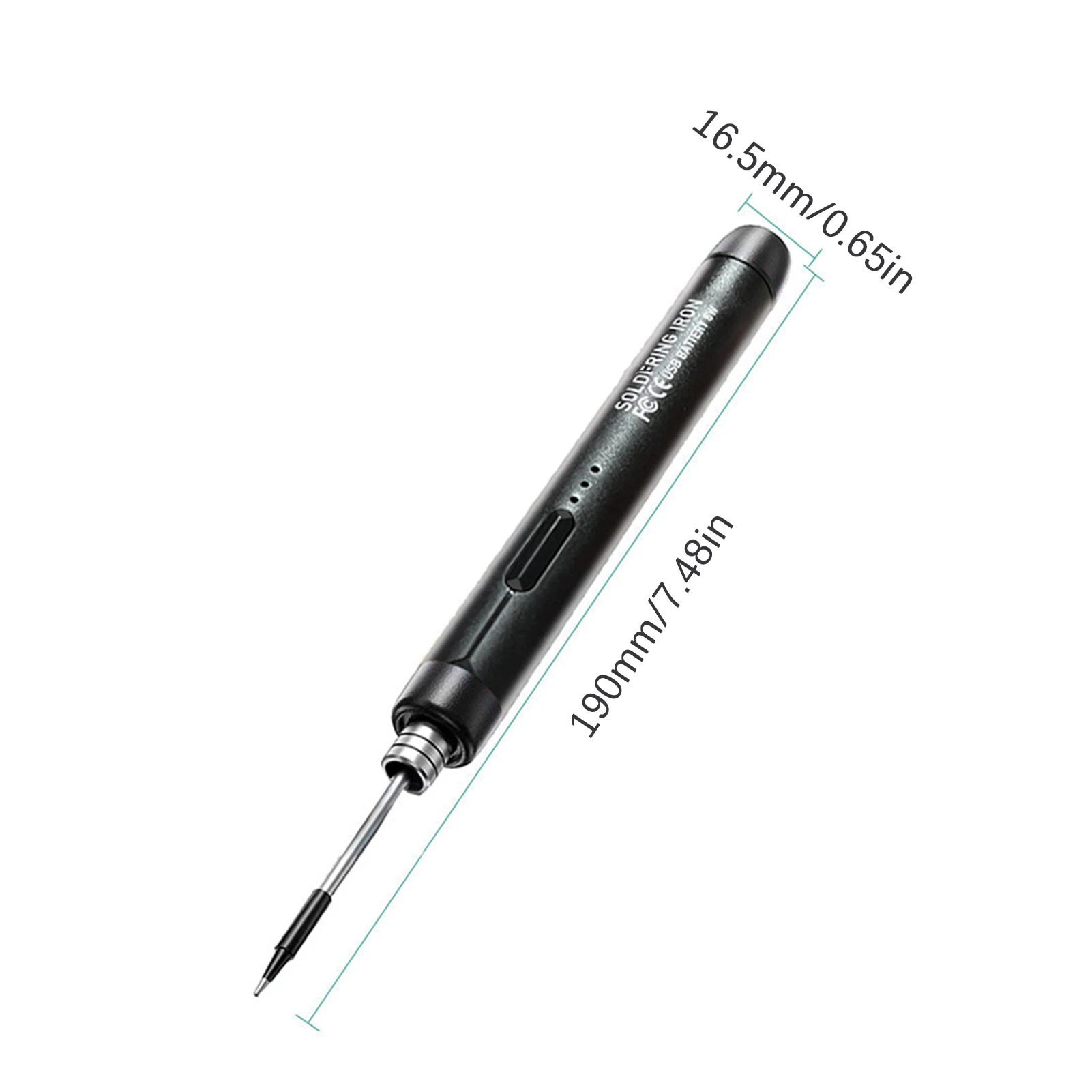 Smart Electric Soldering Iron Kit 800mAh 5V 8W Mini Wireless Adjustable Temperature 300-450℃ Intelligent Welding Soldering Tool image 6