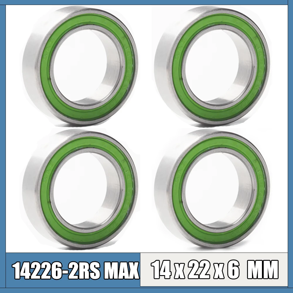 

14226-2RS MAX Bearing 4pcs 14*22*6 mm Full Balls Bicycle Suspension Pivot Repair Parts 14226 2RS Ball Bearings