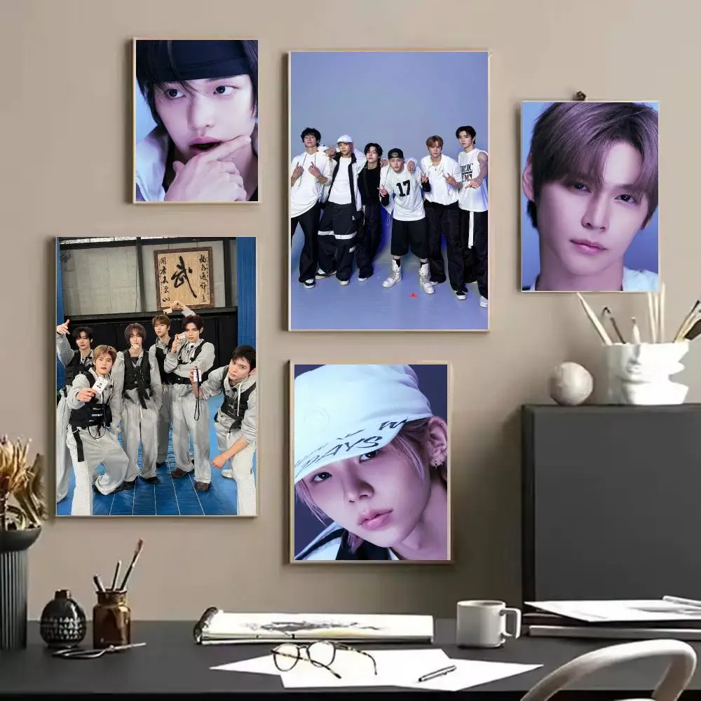 Famous Kpop R-RIIZE Poster Modern Minimalist Wall Art Prints for Bedroom Living Room Aesthetic Contemporary Decor Gift - view 3