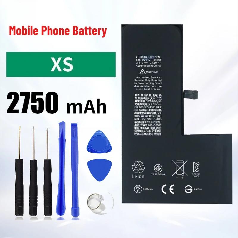 

For IPhone XS Mobile Phone Battery 2750mAh High Capacity