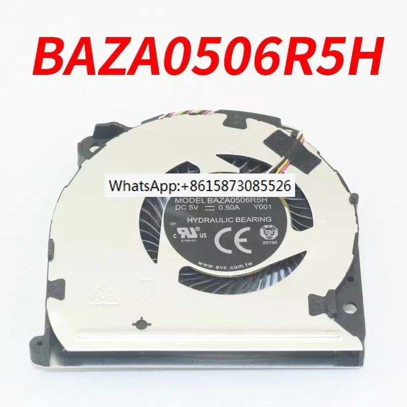 

AVC BAZA0506R5H Y001 Y002 DC 5V 0.5A 4-Wire Cooling Fan