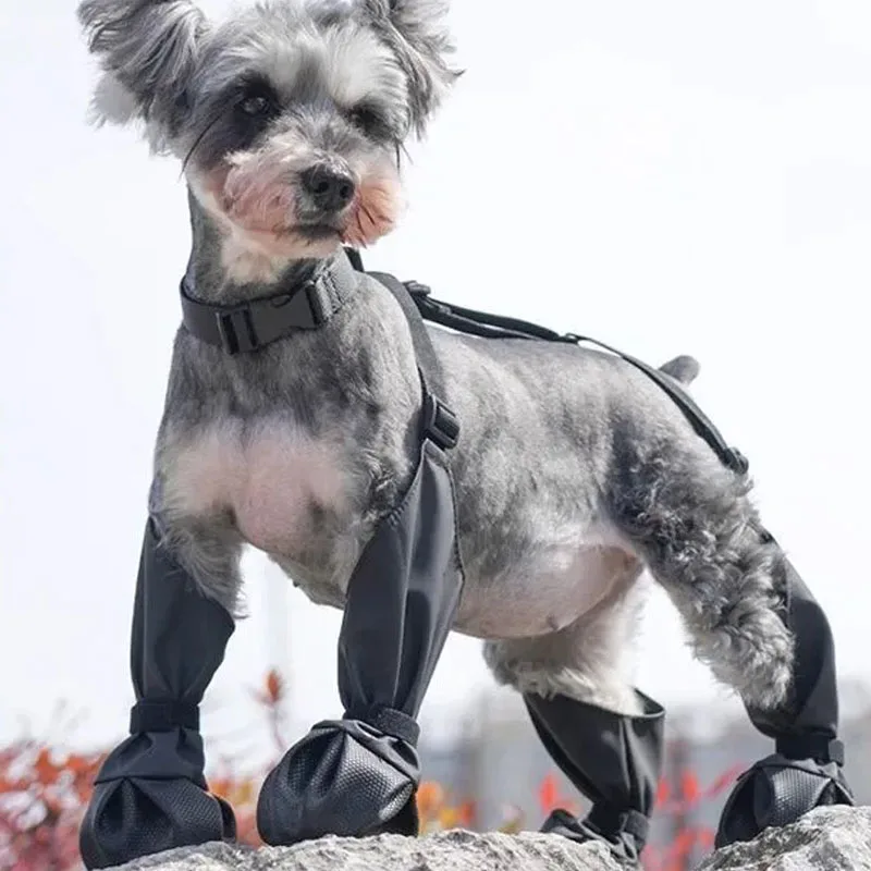 

Dog Shoes Thin Durable Do Not Fall Off, Outdoor Anti Slip, Anti Dirt, Waterproof And Rain Resistant Shoe Covers Night Reflective