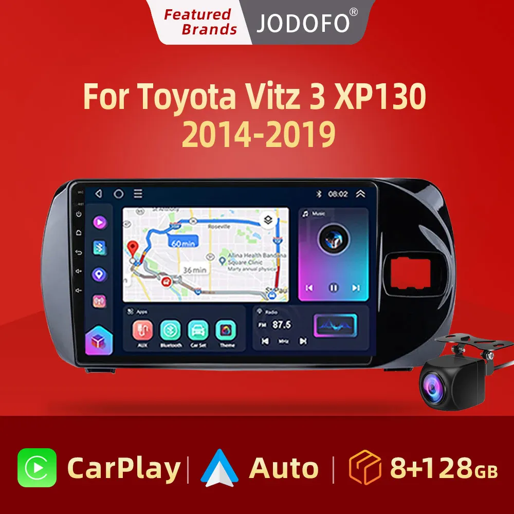 

Android 12 For Toyota Vitz 3 XP130 2014 2015 2016 2017 2018 2019 Car Radio Player 9'' Video Autoradio Multimedia Navigation GPS