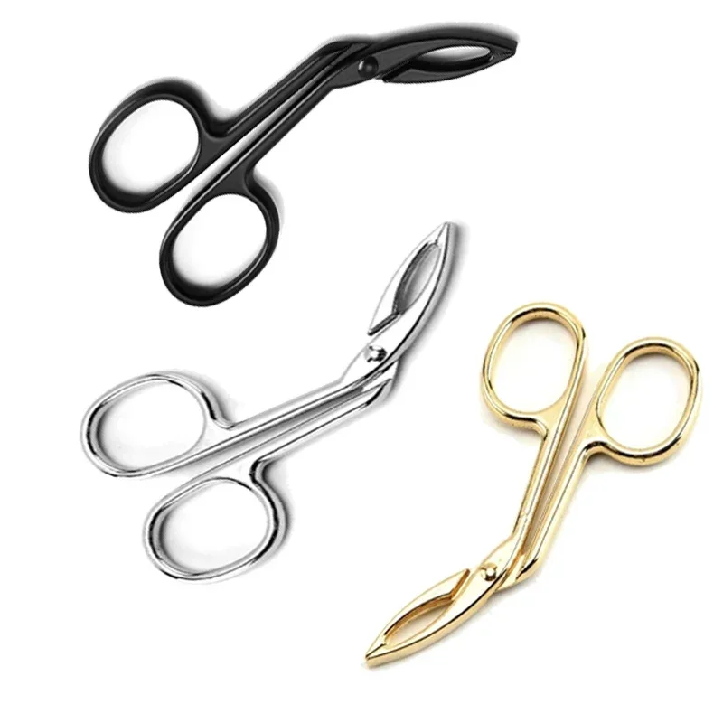 1pc Elbow Eyebrow Pliers Clip Scissors Tweezers Straight Pointed Professional Hairs Puller Eyebrow Plucking Makeup Beauty Tools