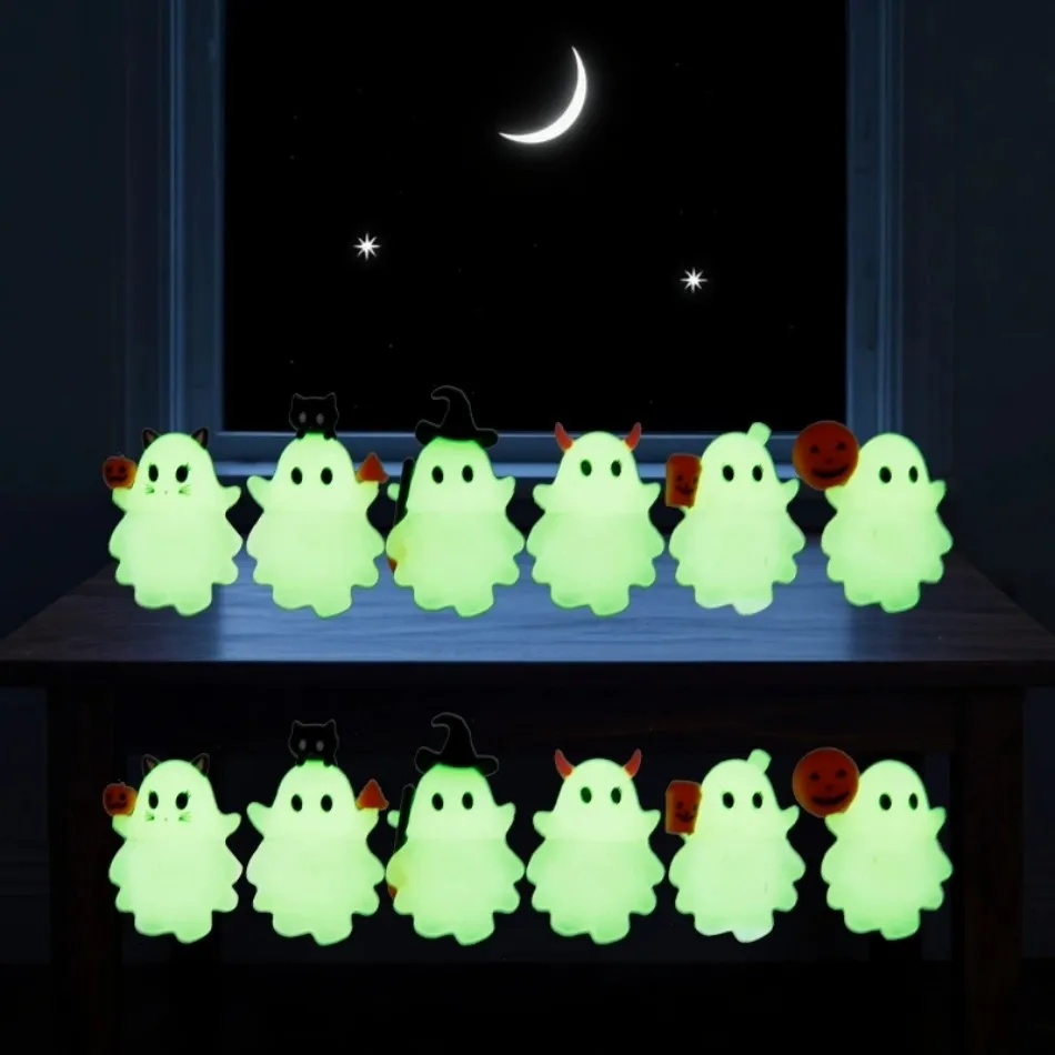 Luminosa Engeltje Pop Ghostees Serie Box Pop telefoon decoratie Poppen Speelgoed Voor Kinderen Halloween Cadeau