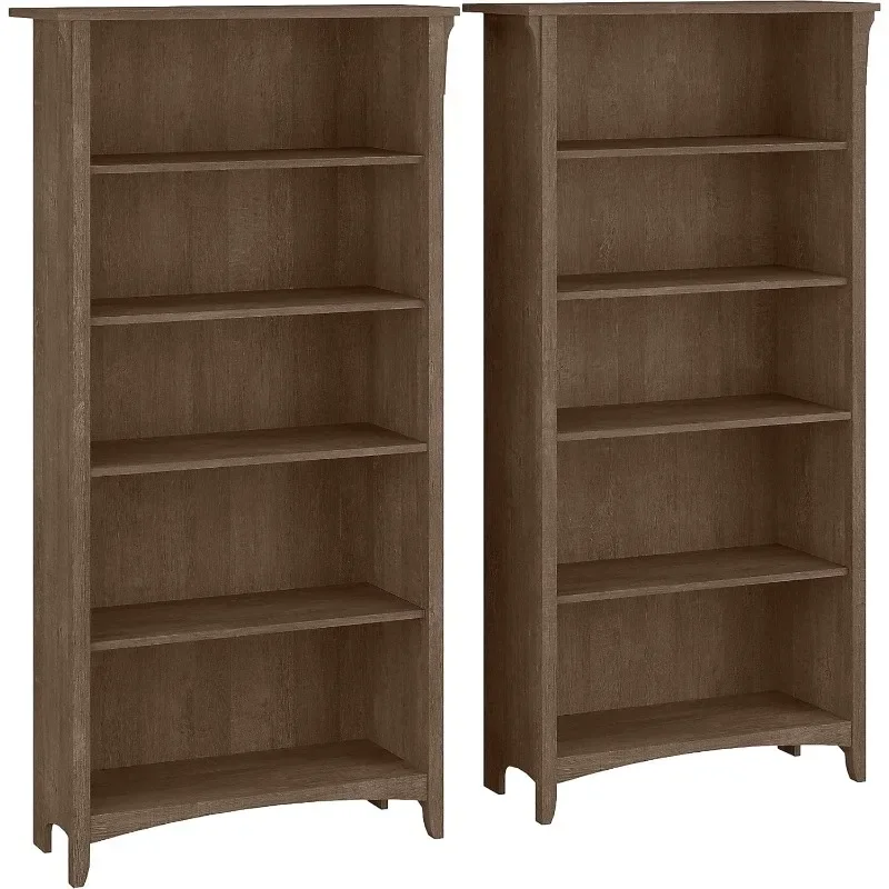 

Bookcase Large Open Bookcase with Shelves in Sturdy Display Cabinet for Library, Office Tall Accent Shelf