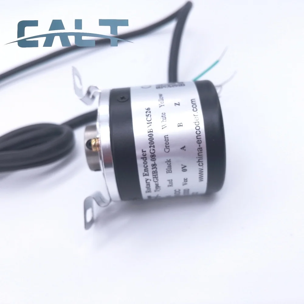 CALT-controlador de línea de 5 VDC, codificador rotatorio de eje hueco ciego óptico Incremental, 100, 200, 500, 600, 1000, 1024, 2000, 2500, pulso P/R