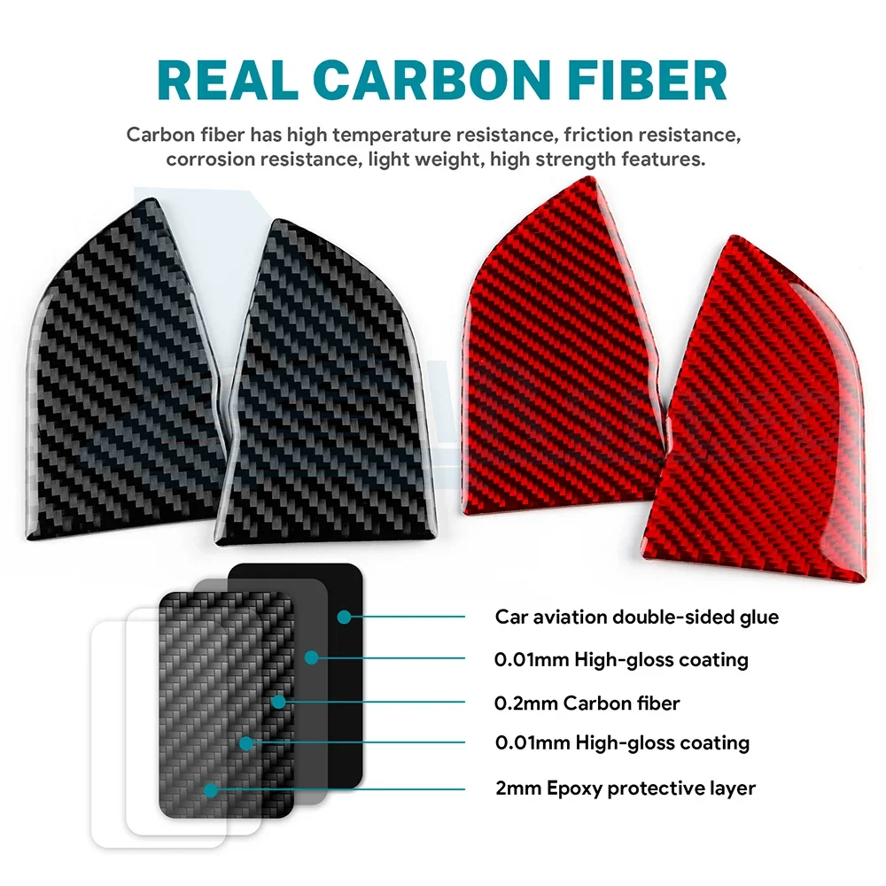 

Trunk Button Sticker Panel Real Soft Carbon Fiber Interior Trim Accessories Styling For BMW Mini Cooper S F65 F66 F67 2024 2025
