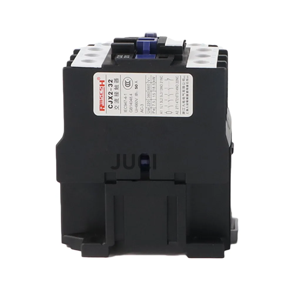 LC1D AC Contactor CJX2-3210 32A NO 3-Phase DIN Rail Mount Electric Power Contactor 24V 36V 110V 220V 380V