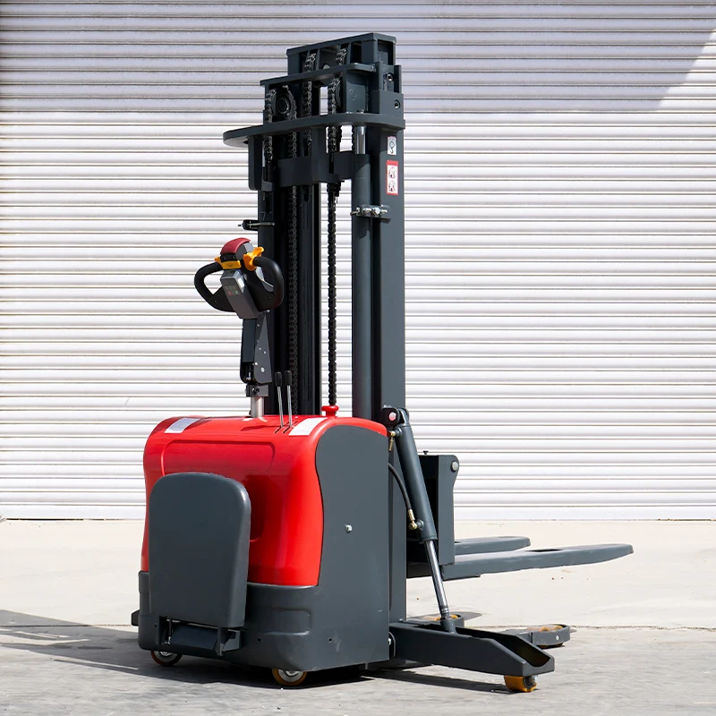

Hot Sales Selflift Stacker 1 .5Ton 2 Ton Full Forklift Electricstacker Machine With Ce Certification Electric Stacker for Sale