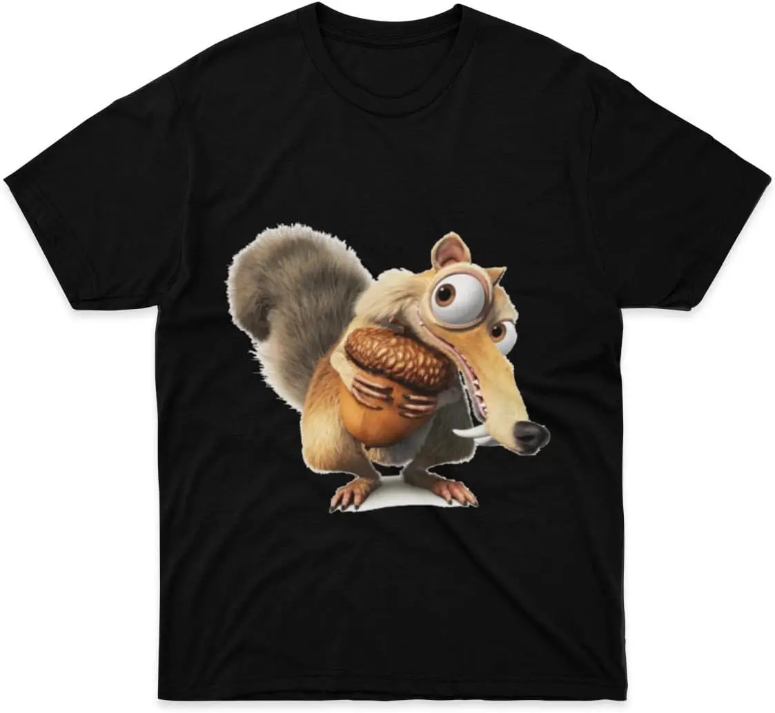 T-Shirt Age Unisex De Tee Glace Cotton Funny Shirt Scrat Hazelnut Graphic T Shirts Short Sleeve Top for Teen Girls Boys