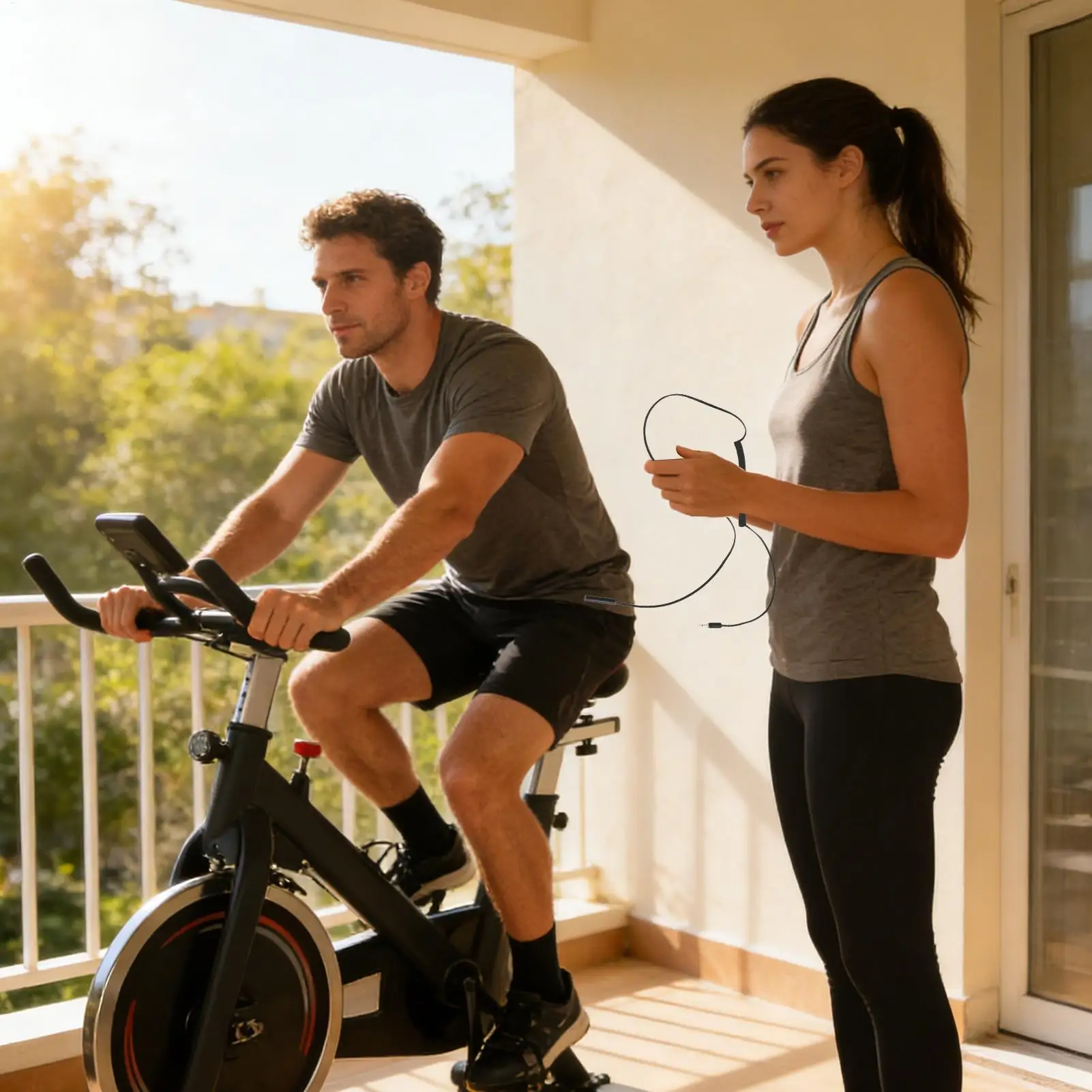 

Exercise Bike Sensor Cable Replacement Cycling Machine Replacement Wire Induction Line For Indoor Cycling Home Gym Cardio