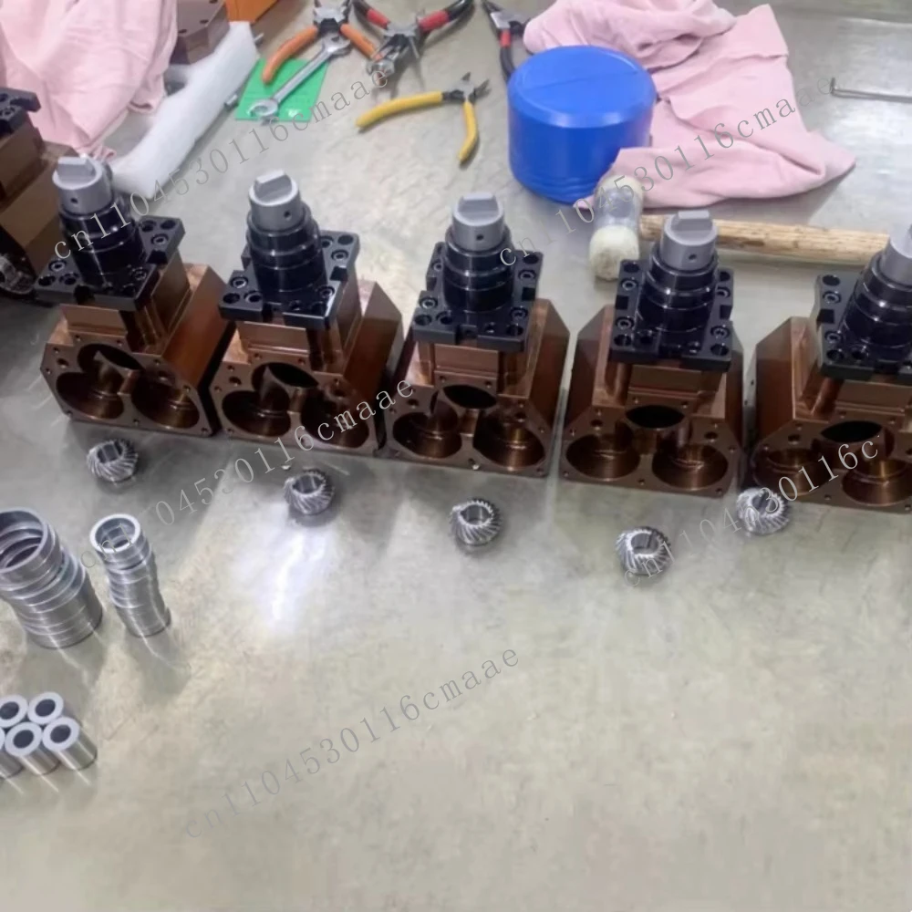 BMT45-0-ST Turn-milling Composite Power Turret 0 Degree Double-headed Power Tool Holder CNC Lathe Live Turret for Lathe Machine