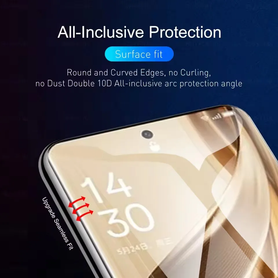 3Pcs Hydrogel Film For OPPO Reno 12 13 11 10 Pro Plus 5G Screen Protectors 8T 7 5 Lite 6 Not Glass