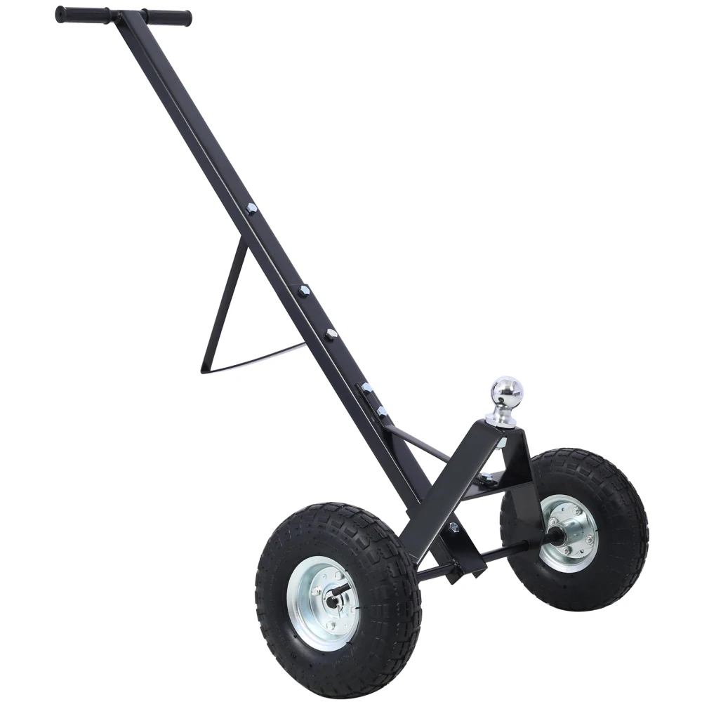 Trailer Dolly with Pneumatic Tires - 600 Lb. Maximum Capacity,black Color Gray Color Yellow Color