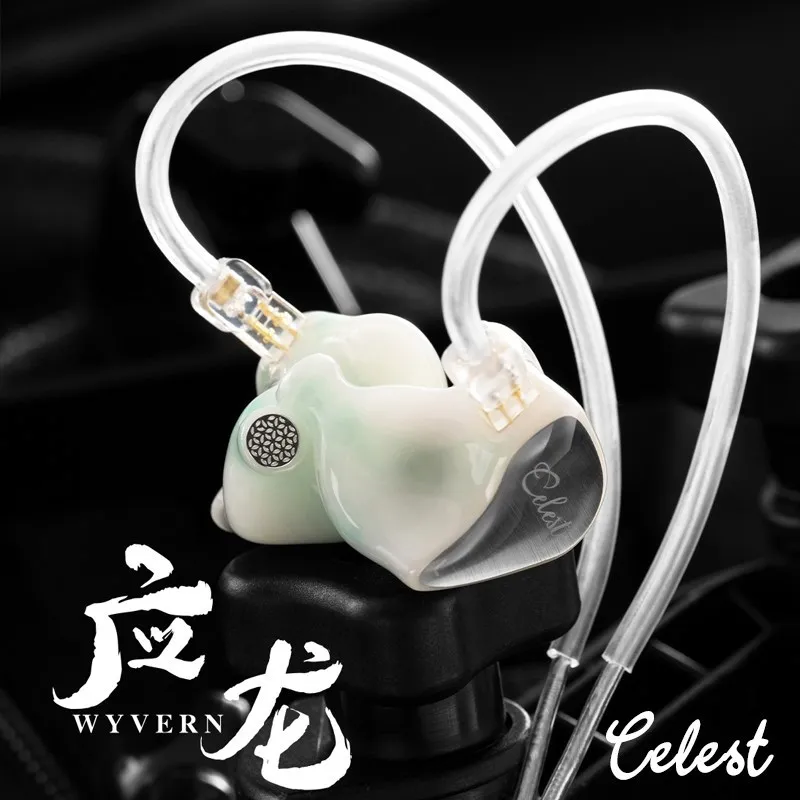 Kinera Celest Wyvern PRO 10mm Diameter LCP Liquid Crystal Ddiaphragm DD In-Ear Monitor Earphones Gaming HIFI DJ Music Headphone