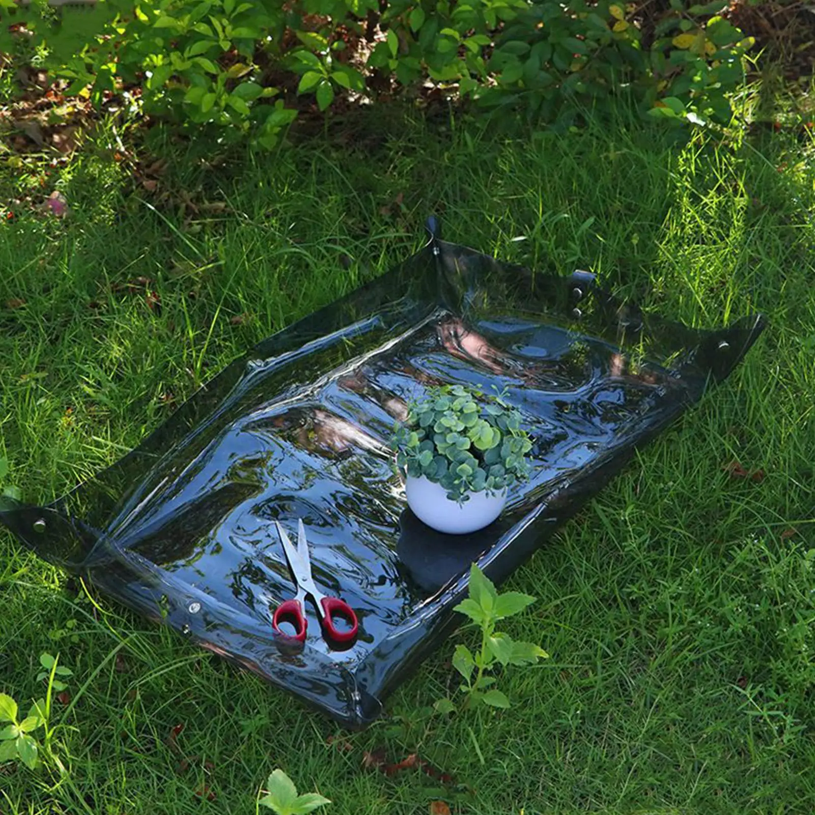 Waterproof Foldable Planting Mat Garden Mat Garden Potting Pad for Flowerpot Transplanting Mixing Soil Plant Pruning Garden Tool