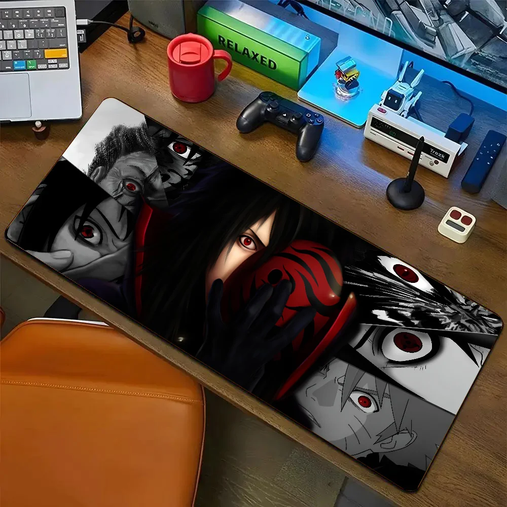 Uchiha Madara Mousepad Mouse Mat Desk Mat With Pad Gaming Accessories Prime Gaming XXL Keyboard Pad Padding Mat