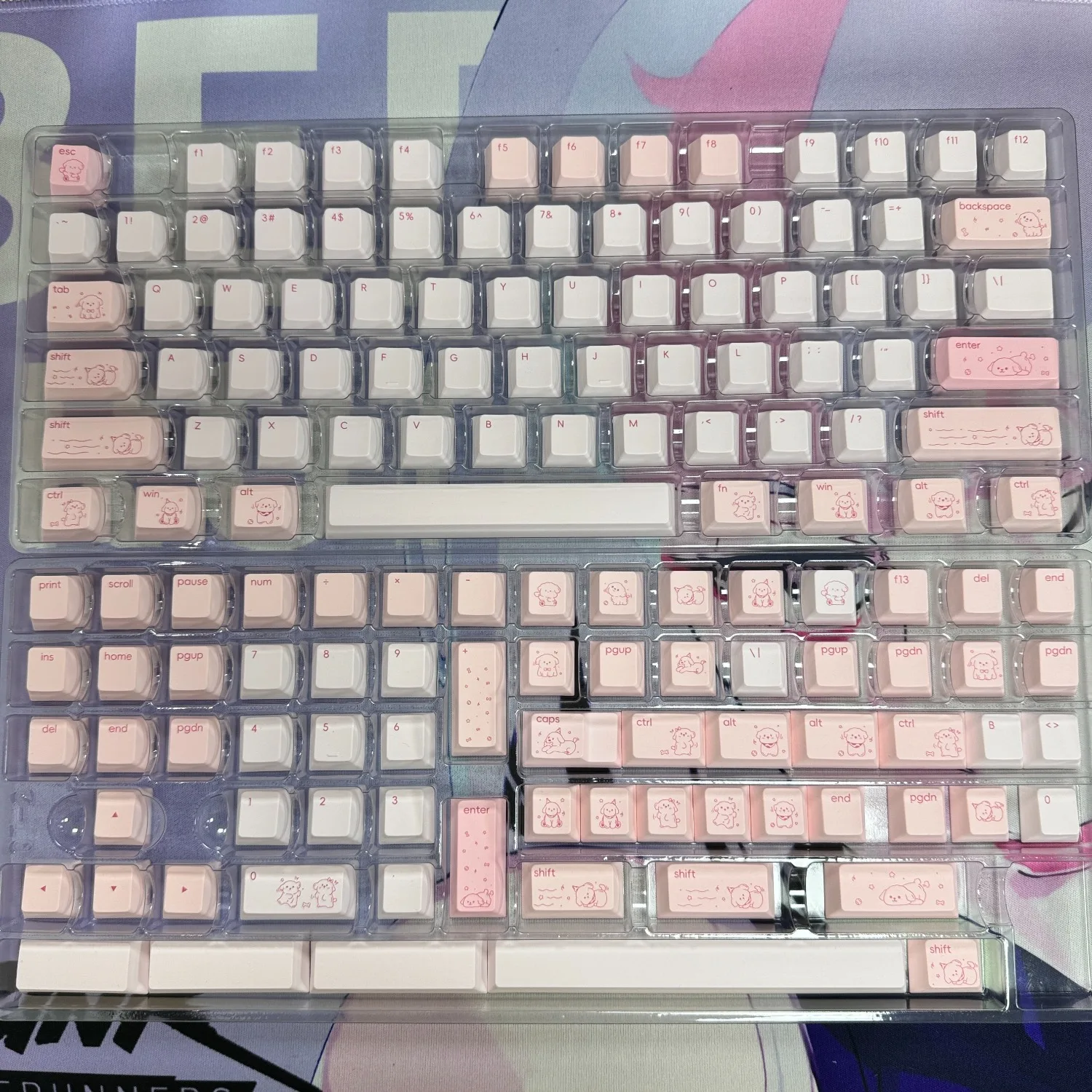 كيب كاب ستار كيب كاب دوج PBT ب - مراجعة Keycaps Oem Profile 87 Keys وسعره