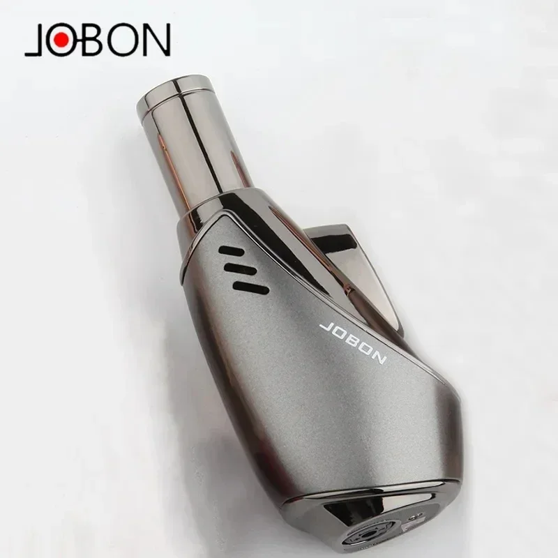 

JOBON Portable Igniter Butane Gas Cigar Lighter Torch Outdoor Metal Windproof Blue Flame BBQ Jewelry Baking Welding Home Tools