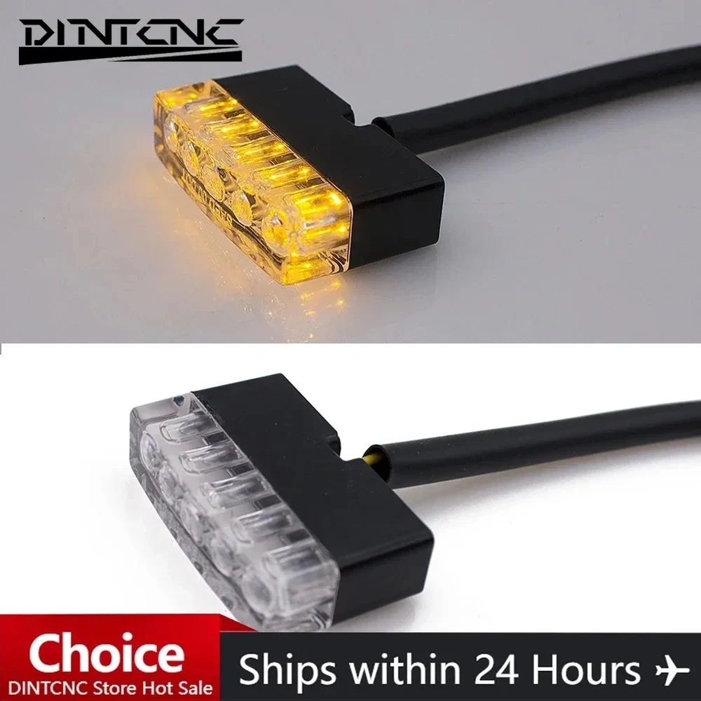 

Аксессуары для указателей поворота, универсальный квадратный маленький задний фонарь для мотоцикла, мини-подсветка номерного знака, стоп-сигнал, модификация мотоцикла