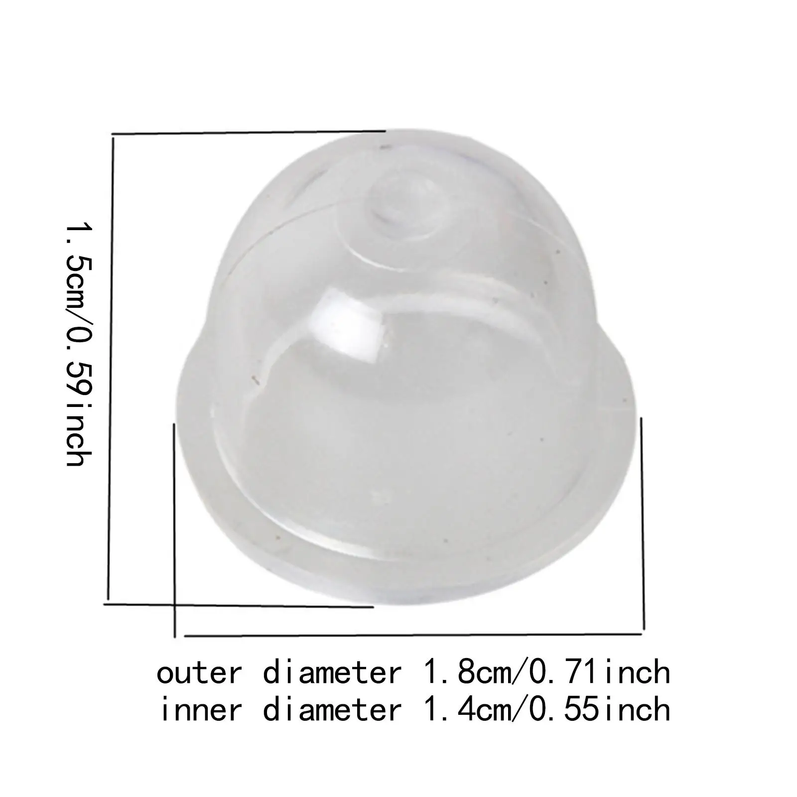 10 Pieces Chainsaws Carburetor Primer Bulb for Patio Hedge Trimmer Outdoor