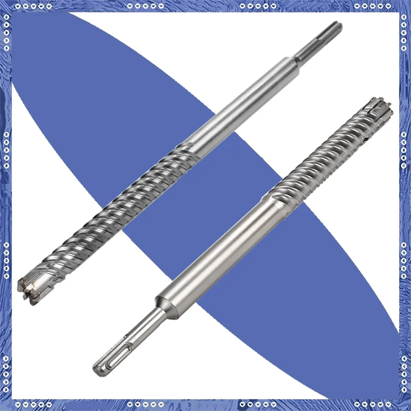 

1Pc SDS Plus Shank 303mm Rotary Hammer Drill Bits Set 10-40mm – For Masonry, Concrete, Rock & Rebar Cutting
