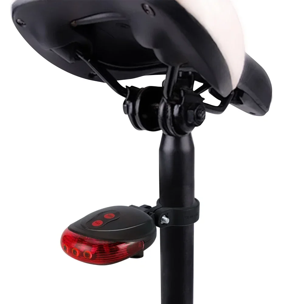 1/3pcs Waterproof Bicycle Cycling Lights Taillights LED Laser Safety Warning Bicycle Lights Bicycle Tail Bicycle Accessories