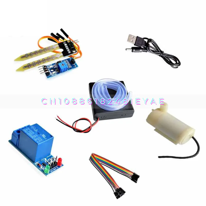 Automatic Watering Pump Automatic Irrigation Module DIY Kit, Soil Moisture Detection Automatic Watering