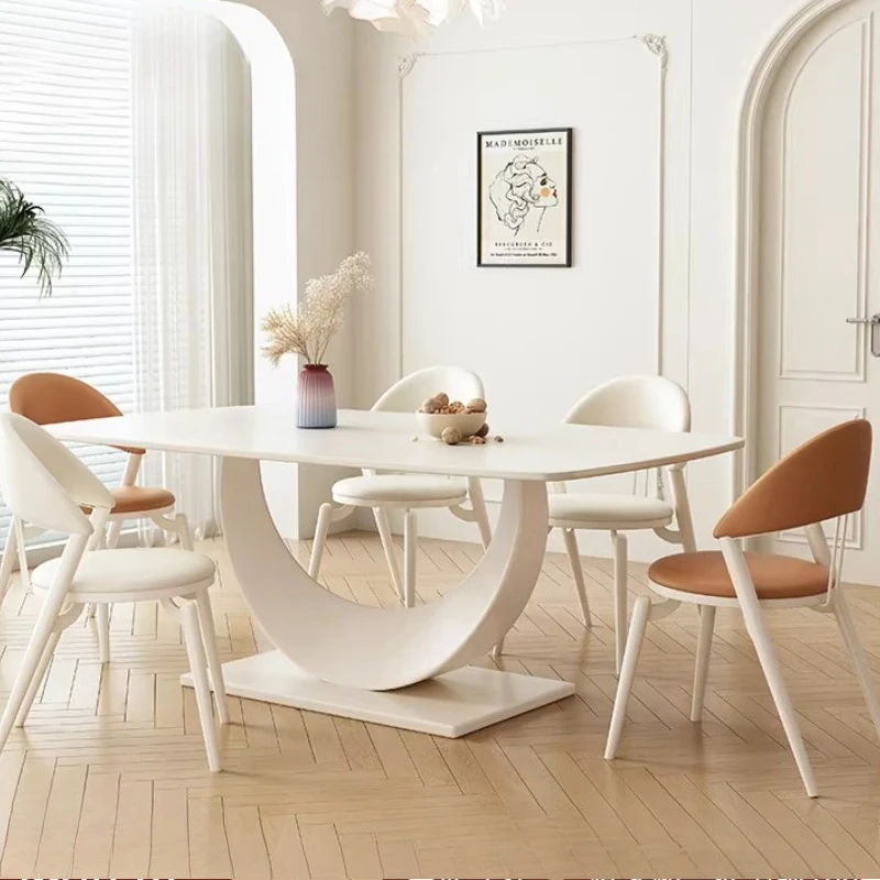 Mesa de Jantar e Escrita para Lounge, Mesa de Canto de Designer para Escritório, Mesa de Centro, Mesa de Jantar Nórdica de Luxo, Mesas de Comedor, Móveis de Cozinha
