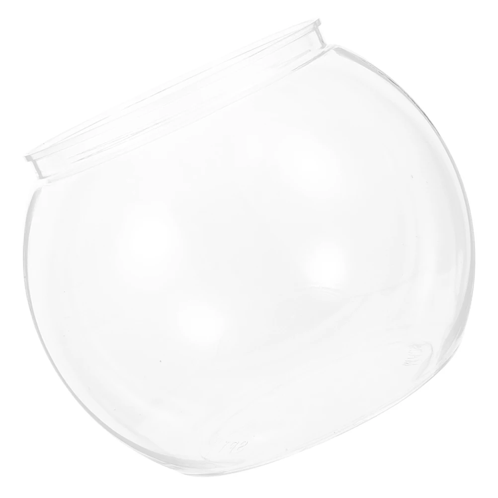 

Transparent Goldfish Plastic Small Desktop Portable Office Tank Plastic Fish Bowls Fish Decor Aquarium Pet Supplies
