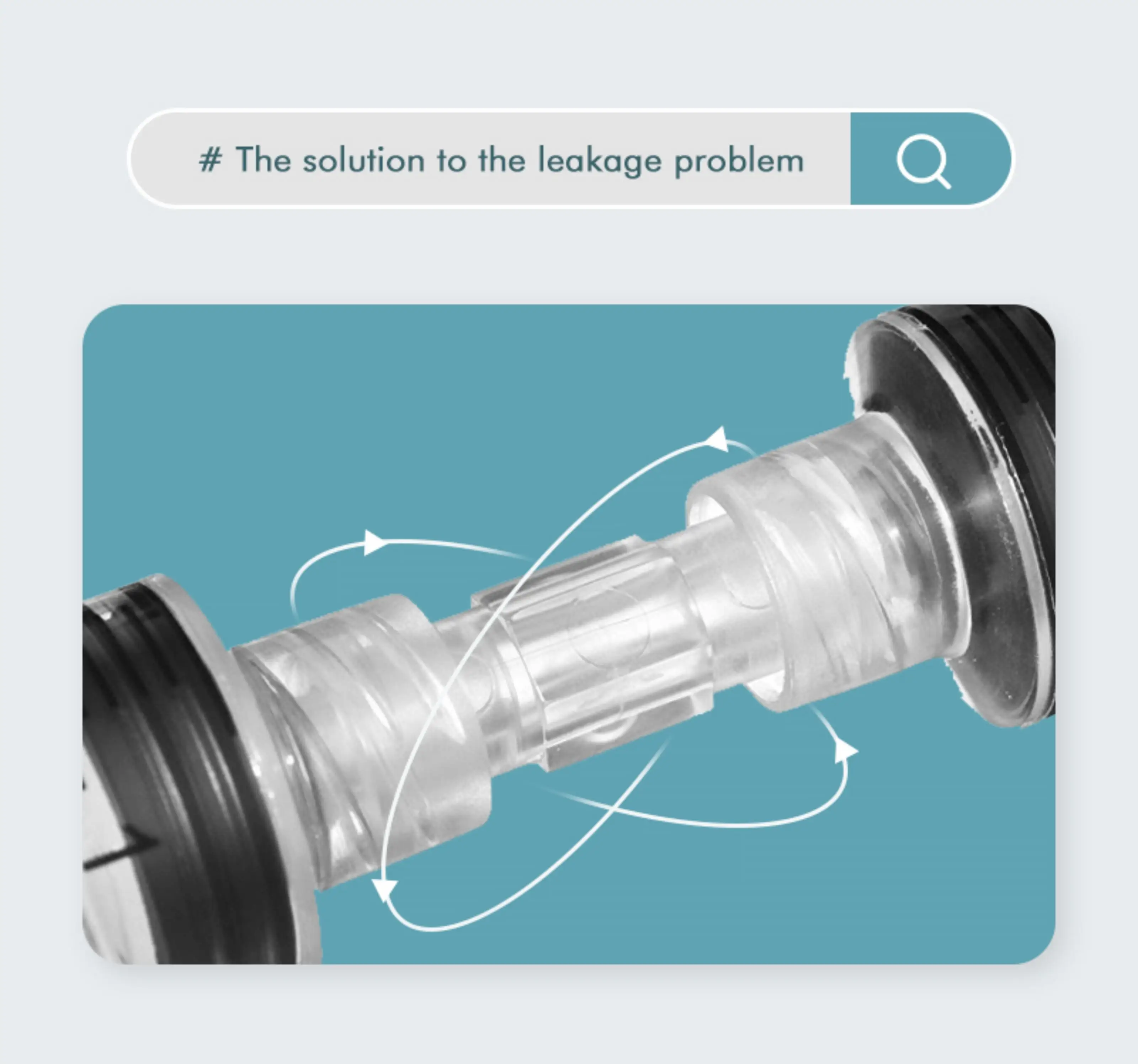 Disposable Sterile Luer-Lock Syringe Connector Double Thread Construction Prevents Leak