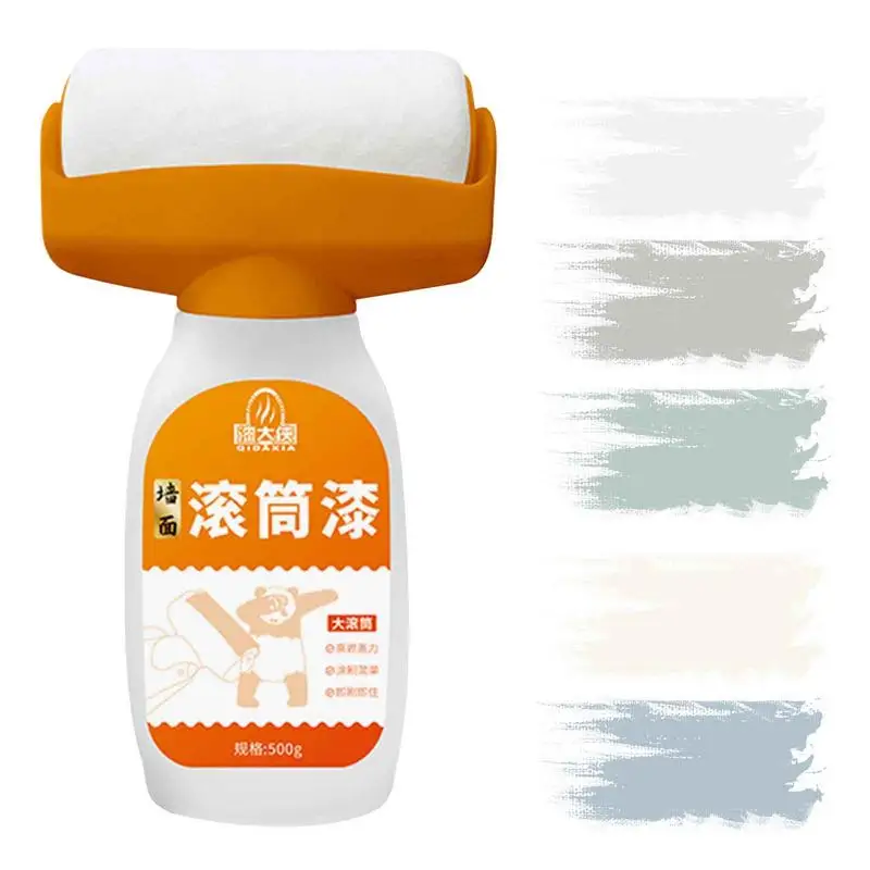 

2 In 1 Touch Up Wall Repair Roller Household Wall Paint Repair Paste For Bathroom Kitchen Living Room Toilet Cracked Wall