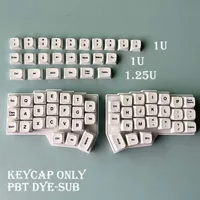 XDA perfil PBT Material Dye-sub Keycap dedicado al teclado mecánico Split Mini MX compatible con Corne Sofle Velve