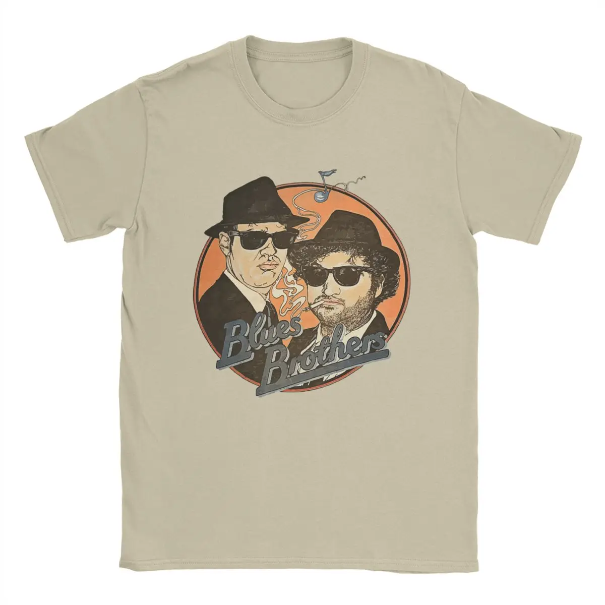 The Blues Brothers T-Shirts Men Elwood & Jake Vintage Pure Cotton Tees O Neck Short Sleeve T Shirt Gift Idea Clothes