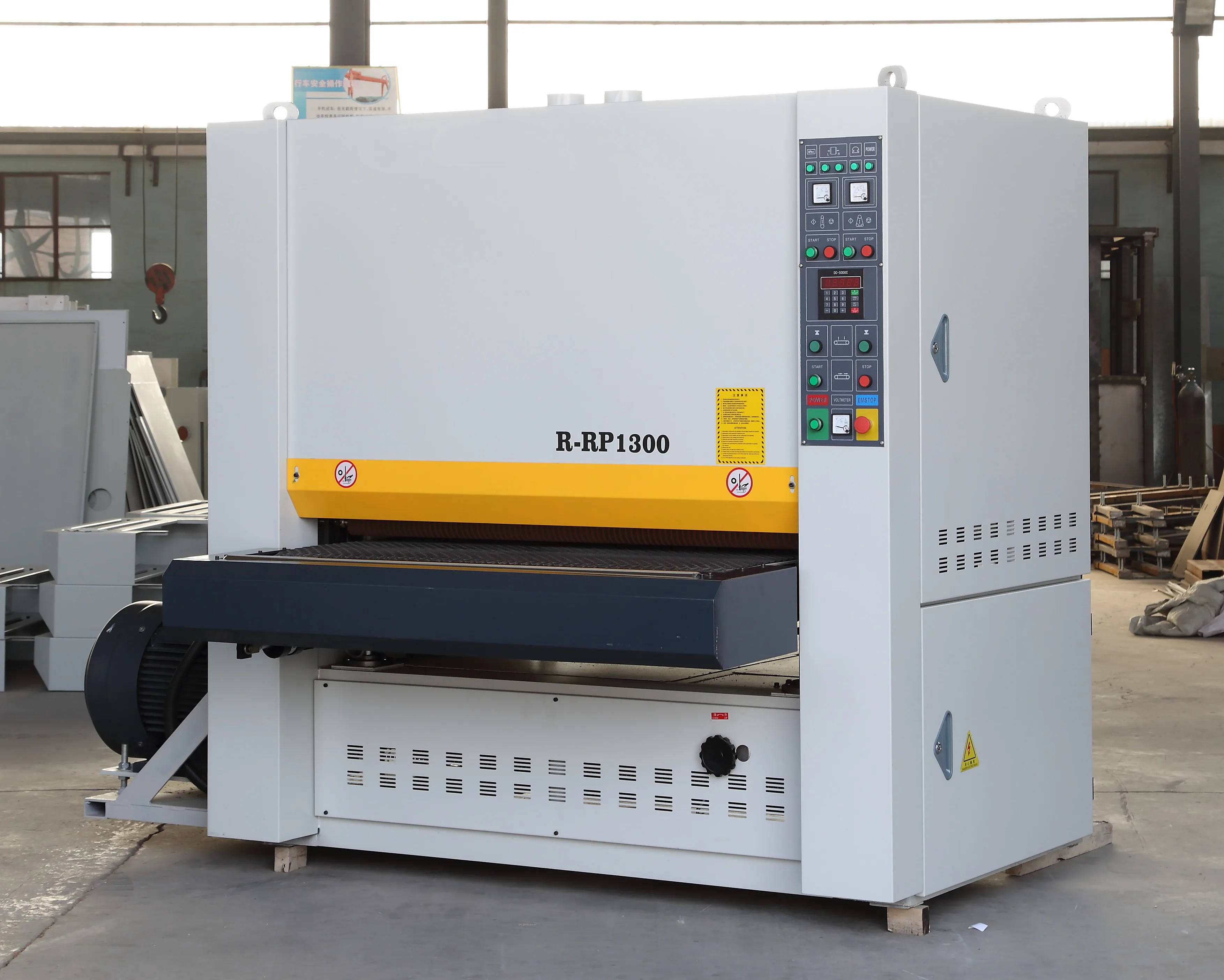 1300mm R-RP Wide Belt Wood Working Hand Door Sanding Washing Making Machine for Woodworking